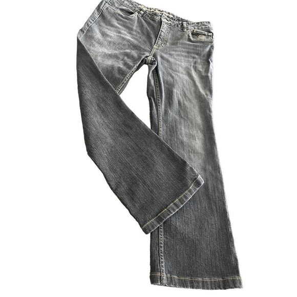 Harley Davidson Boot Cut Jeans in Black Size 12 Long - Picture 1 of 14